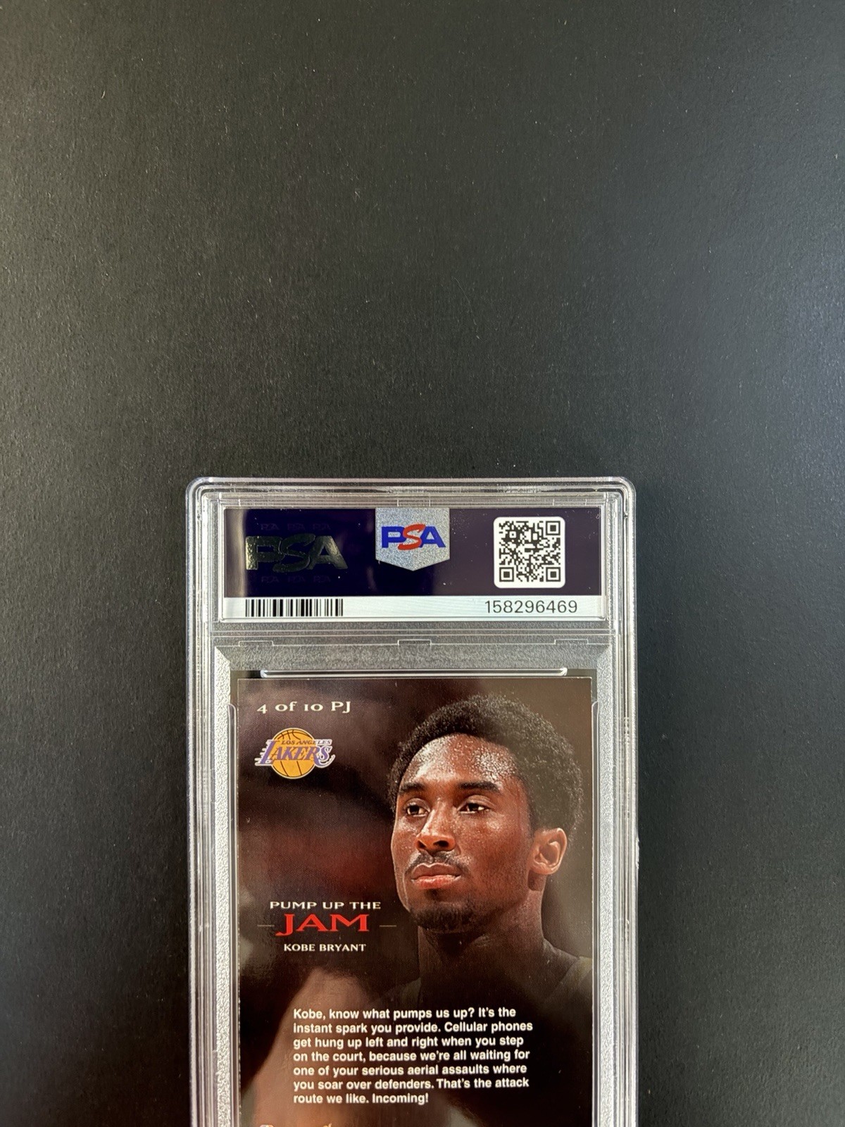 1998 Kobe Bryant PSA8 Hoops #4 Pump Up The Jam Insert Mamba Lakers GOAT MINT 🔥 view 7
