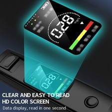 Traffic Alcohol Tester with Rechargeable Battery and Intoxication Alarm System