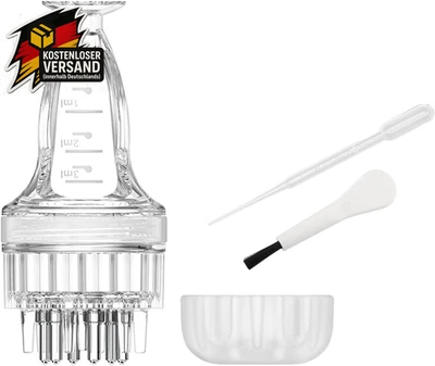 Kopfhaut Applikator Haaröl Applikatorflasche Massagekamm Kopfmassagebürste Haarw