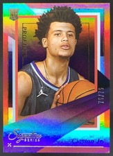 2025-26 Panini Signature Series Walter Clayton Jr. Profiles Red /75 RC Jazz BB