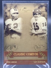 Bob Griese, Len Dawson 2006 Donruss Classics 069/100 Classic Combos Gold #CC-2
