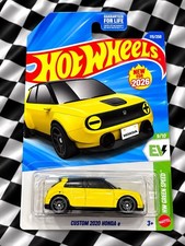 Hot Wheels Custom 2020 Honda e 9/10 115/250 Yellow New For 2026