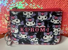 Sanrio Kuromi Coin Purse/Wallet with A Keychain. New.
