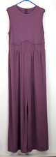 Cider sz 3XL 1pc Jumpsuit wide leg sleeveless tank purple slinky stretchy 4299