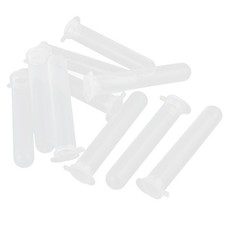 15ml 0.5oz Plastic Microcentrifuge Centrifugal Snap Pipes Lids 10pcs
