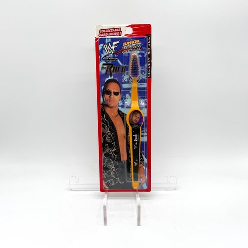 Vintage WWF The Rock Promo Toothbrush Open Box Wrestling Dwayne Johnson No Card