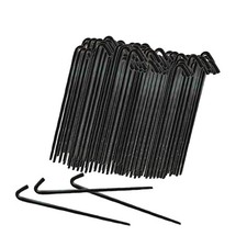 100 Steel Stakes 10" L x 5/16" Thick Anchor Tents-Landscaping-Trees  More