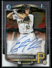 2025 Bowman Chrome #CPA-ECA Easton Carmichael Auto E3