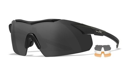 NEU! Wiley X VAPOR COMM Schutzbrille 3 Gläser UV400 Profi