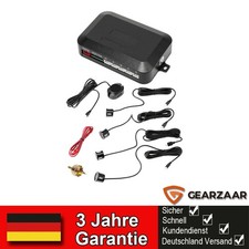 Einparkhilfe 4-Sensoren Universal Rückfahrwarner Auto PDC Nachrüsten Schwarz