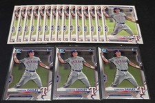 (18) CAMERON CAULEY RC 2021 1st Bowman Draft #BDC-192 RANGERS