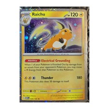 Pokemon TCG Raichu (Cosmos Holo) carte e prodotti vari 026/165 raro quasi nuovo