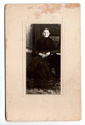 2x Original Cabinet Photo / Portrait - Man & Woman - Circa 1900-1920 / C
