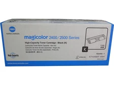 KONICA MINOLTA 1710587-004 Black High Yield Toner Magicolor 2400 2500 Series