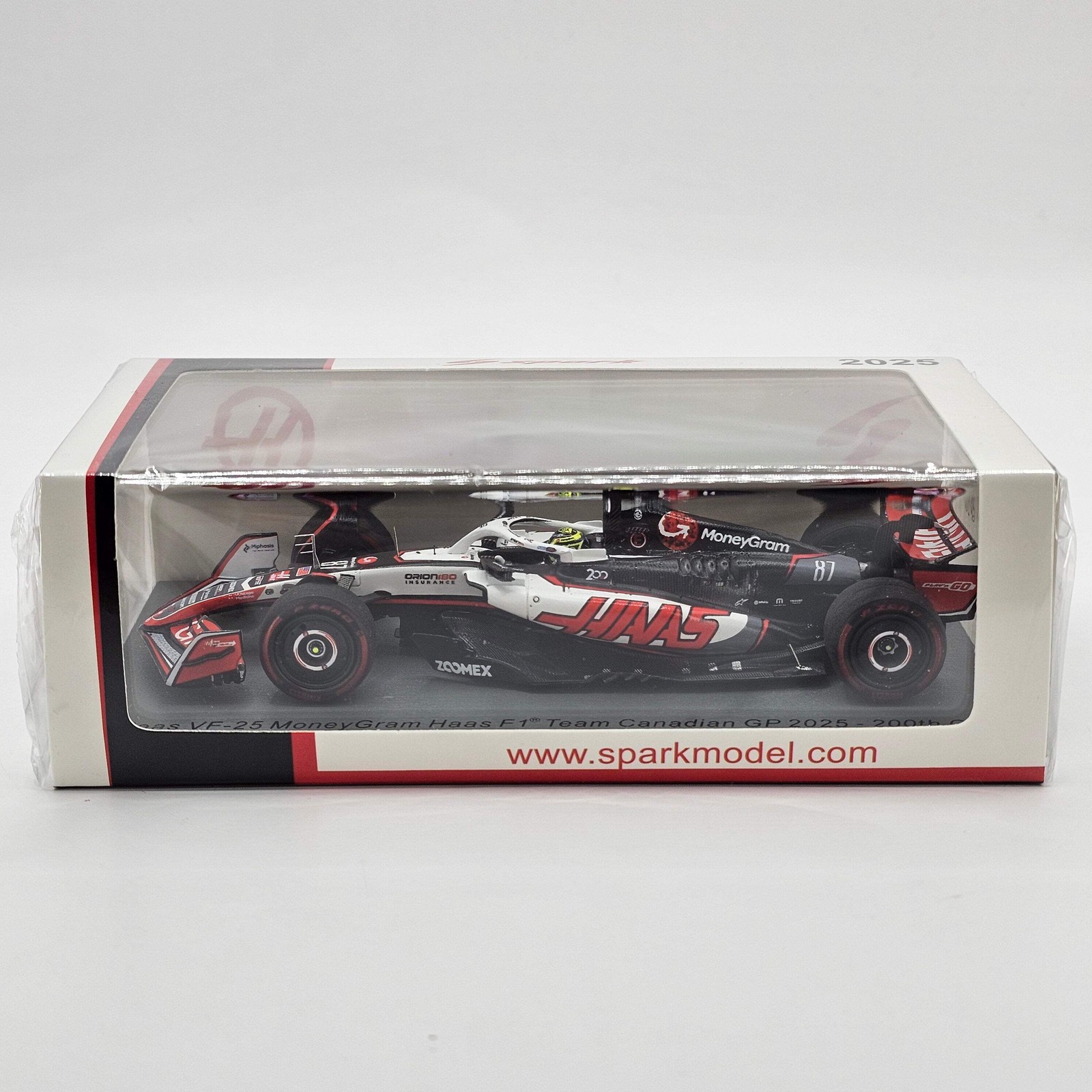Spark Haas VF-25 #87 Oliver Bearman Canadian F1 GP 2025 1/43 Scale S9629