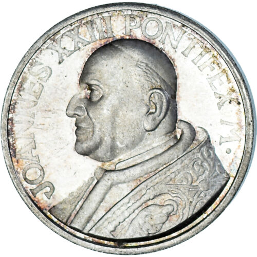 [#1023199] Vaticaan, Medaille, Le Pape Jean XXIII, Religions & beliefs, PR+, Sil - Photo 1/2