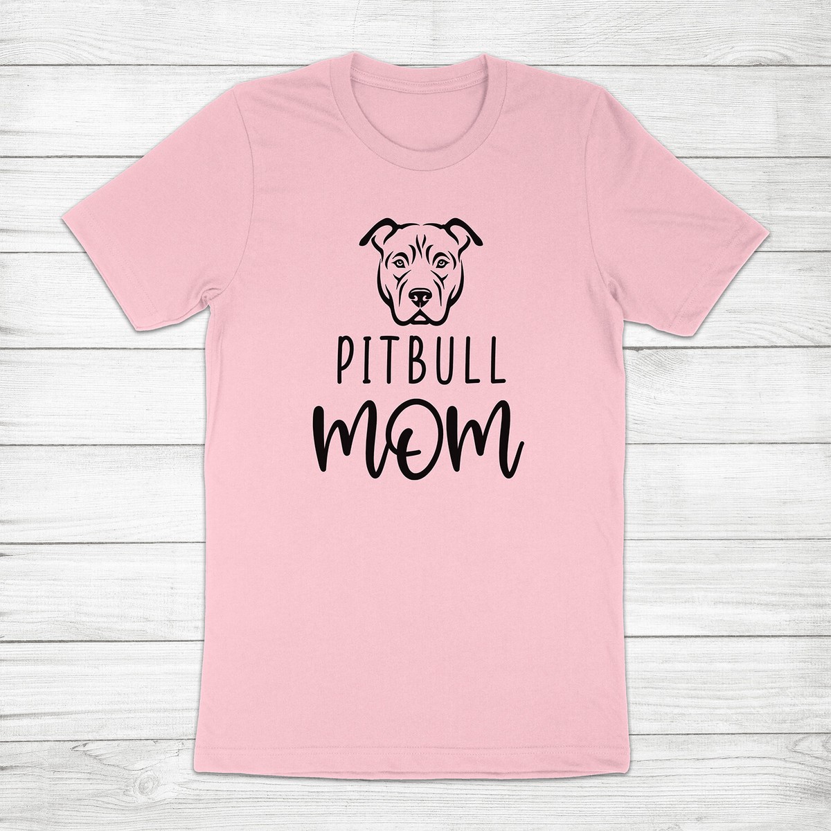 Pitbull Mom Dog Lover Rescue Pet Adopt Don't Shop Fur Mama Pit Bull Tee  T-Shirt