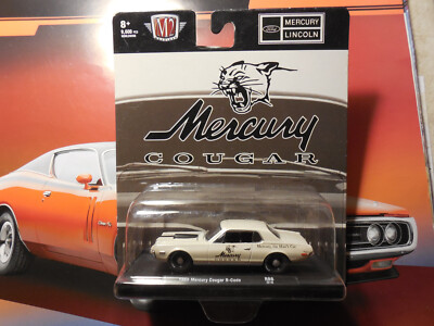 2022 M2 Machines 1969 Mercury Cougar R-Code Auto Drivers Series MANS CAR FREE SH