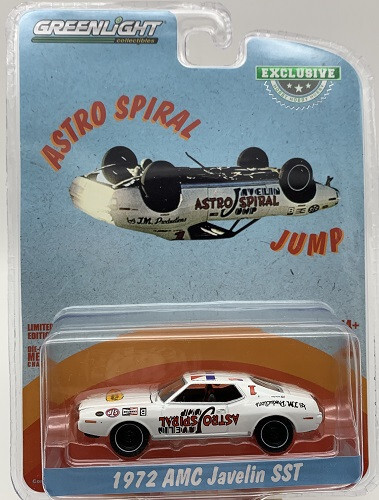 Amc Javelin Sst 1972 Javelin Astro Spiral Jump Limitiert Greenlight In 1:64 Neu-image