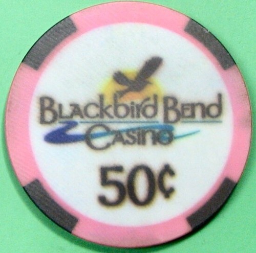 50¢ Casino Chip. Blackbird Bend, Onawa, IA. Z47.