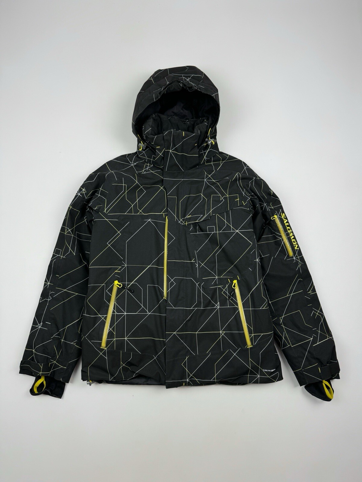 Giacca da sci Salomon anni 2000 isolata geometrica