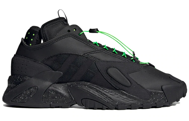街を楽しもう ADIDAS OZTRAL CORE BLACK & SOLAR GREEN Adidas Streetball Core Basketball Shoe Size 7.5 Black Solar
