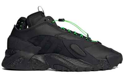 Adidas Streetball Core Basketball Shoe Mens Black Solar Green FZ1971 sz 7.5 Adidas Originals Mens Black Streetball FZ1971 | Mercari main image 4