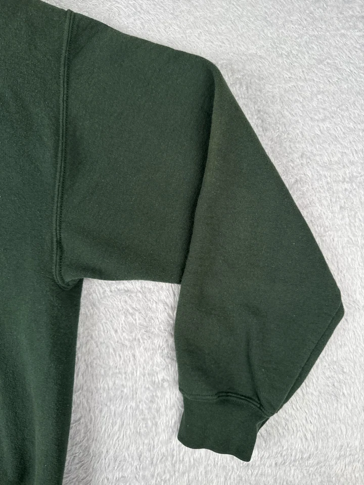 Oakland Athletics Baseball Sweater Adult Large Green Pullover Hoodie Jersey READ - Image 2 of 4