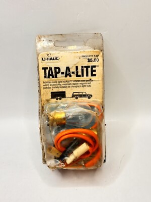 Antique U-HAUL Tap-A-Lite Adapter Vintage Advertising 