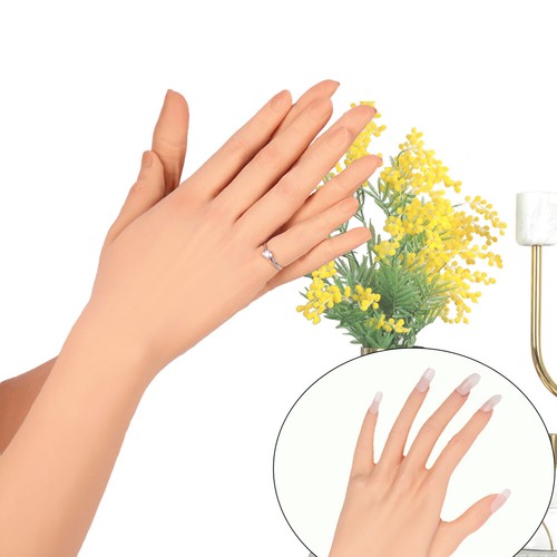 Realistic Silicone Female Glove with Nails for Cosplay Crossdresser Halloween - Picture 3 of 9