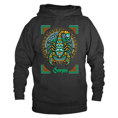 Scorpio Zodiac Sign Horoscope Astrological Graphic Hoodie