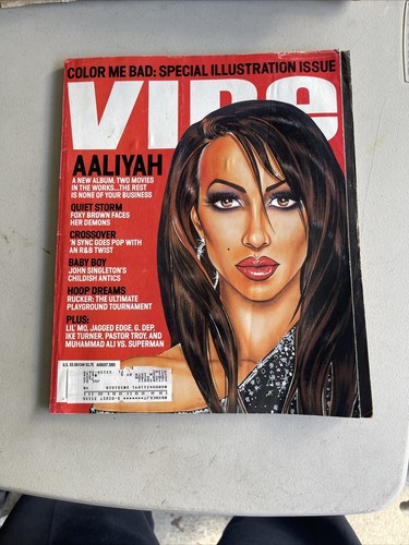 Vibe Magazine August 2001 Aaliyah Foxy Brown N sync Lil’ Mo Jagged Edge Ike - 第 2/8 張圖片
