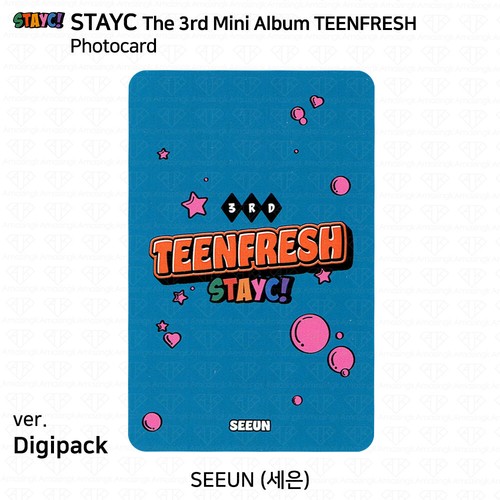 StayC 3rd Mini Album TEENFRESH Original Ver Digipack Ver Photocard 4cut Photo - Picture 74 of 120
