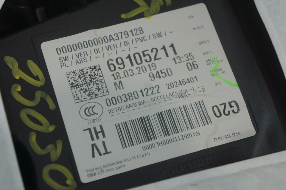 Panel embellecedor puerta interior trasero izquierdo 51429460695 Bmw M340i Xdrive G20 20-24 *Nota* Foto 2 de 4