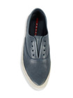 100% AUTHENTIC NEW MEN PRADA NAPPA LACELESS LOW TOP SNEAKERS UK 9/US 10 D — photo 3