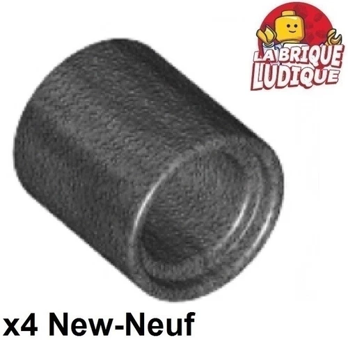 Lego Technic 4x Liftarm Thick 1x1 Spacer Tube Pin Pearl Dark Gray 18654 NEU