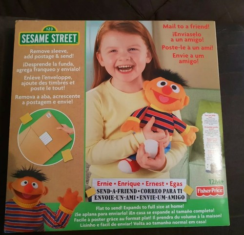 Sesame Street Bilingual English-Spanish Ernie Plush 16 TYCO 1995 NEW - We-R-Toys