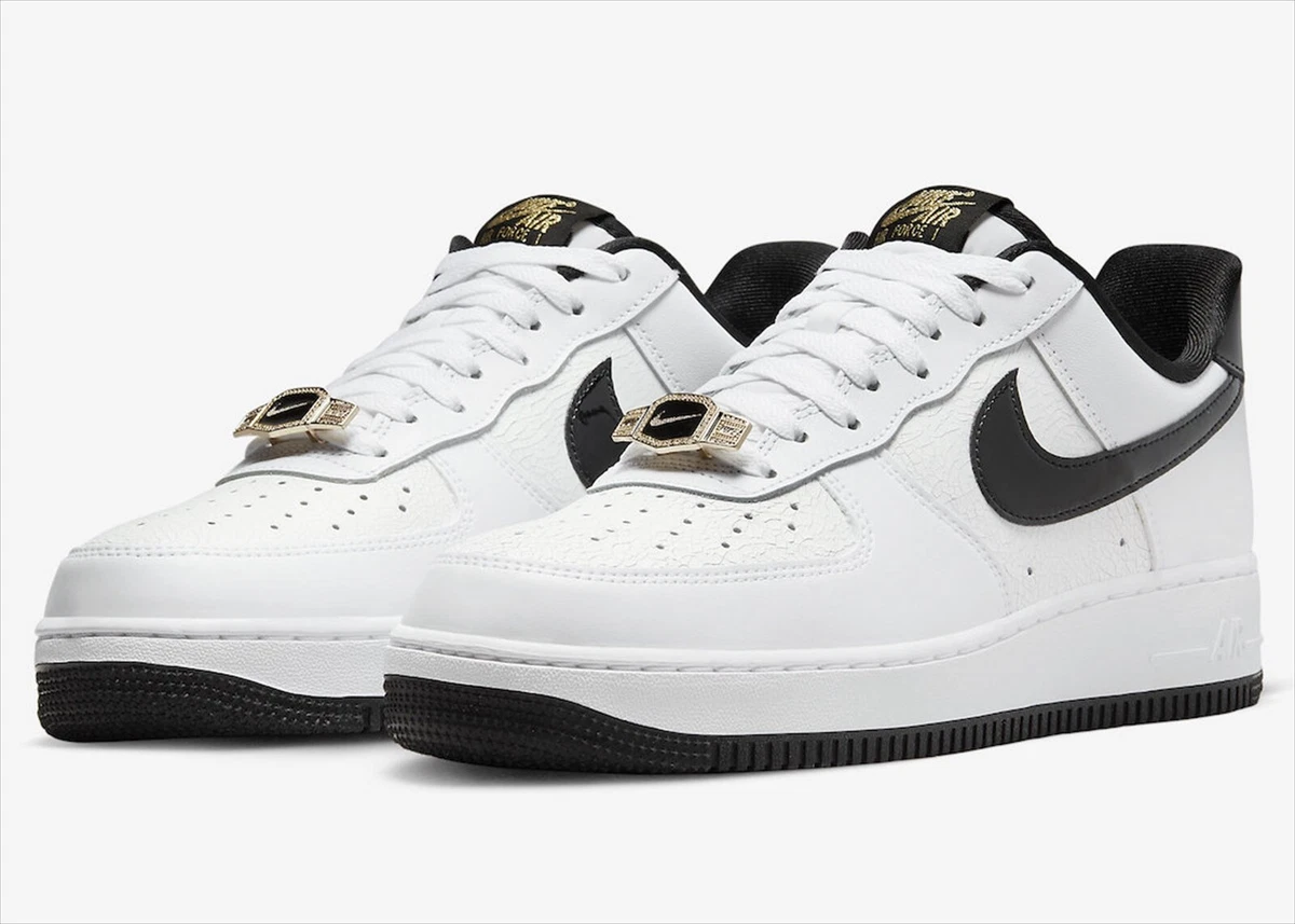 NIKE AIR FORCE 1 '07 LV8 WORLD CHAMP WHITE BLACK DR9866-100 US 7.5