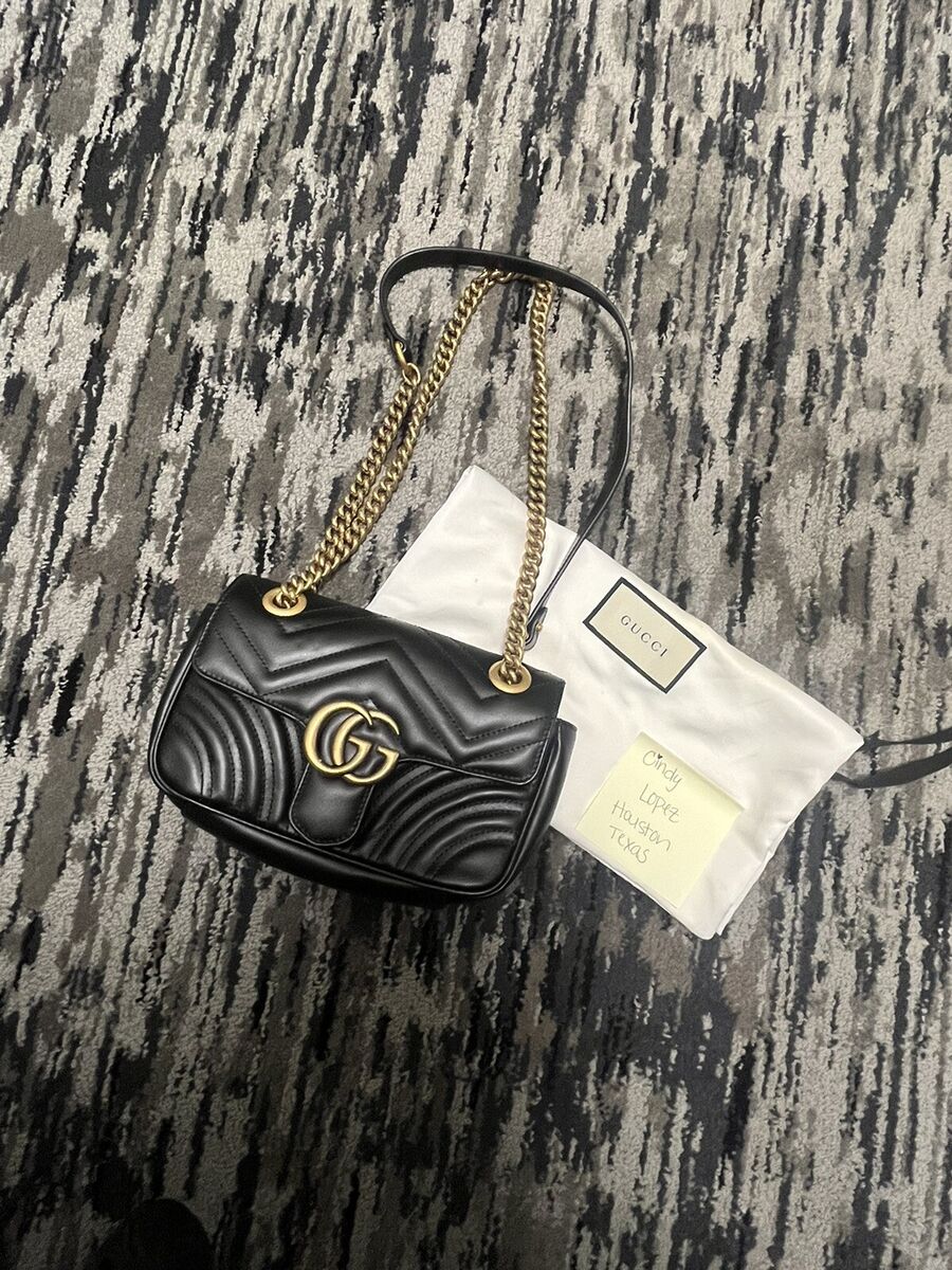 Gucci Small Tote With Double G in Black