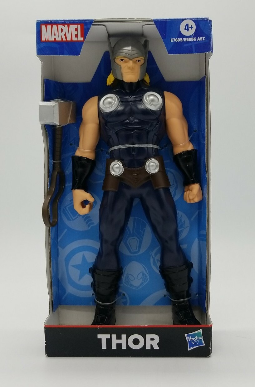 Marvel THOR 9" Action Figure! 2019 Hasbro with Mjolnir & Hel