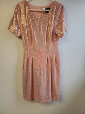 NWT Connected Apparel Kym Sequin Fit Flare Cocktail Dress