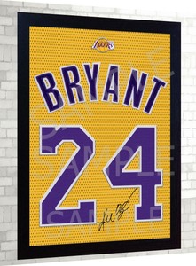 kobe bryant signed jersey