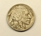 1938-D/S Buffalo Nickel Mint Error VF+