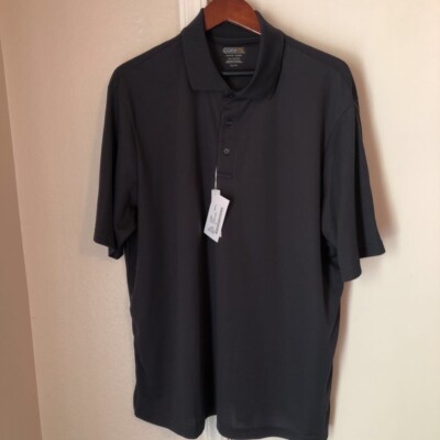 Core 365 By North End Mens Polo Shirt Gray Short Sleeve Big & Tall XXL New
