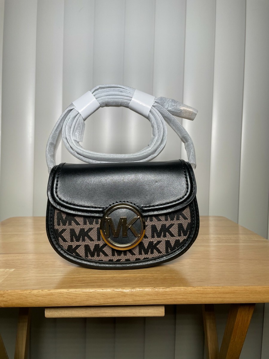 Michael Kors Fulton Leather Small Belt Bag Crossbody Waist Handbag - Main Image