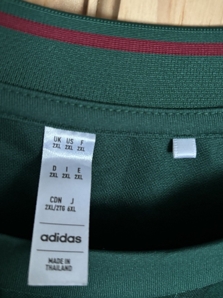 Adidas House Tiro Nations,Football Training Shirt,Mexico,Dark Green