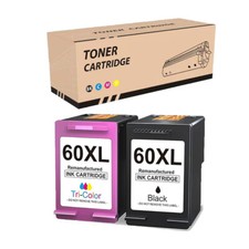 60XL Black Color Ink Cartridge for HP 60 XL Deskjet d2680 f4440 f4480 Printer