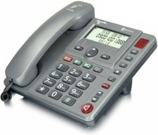 Telefono Fisso da Casa, Tasti Grandi per Persone Anziane Amplicomms PowerTel 96