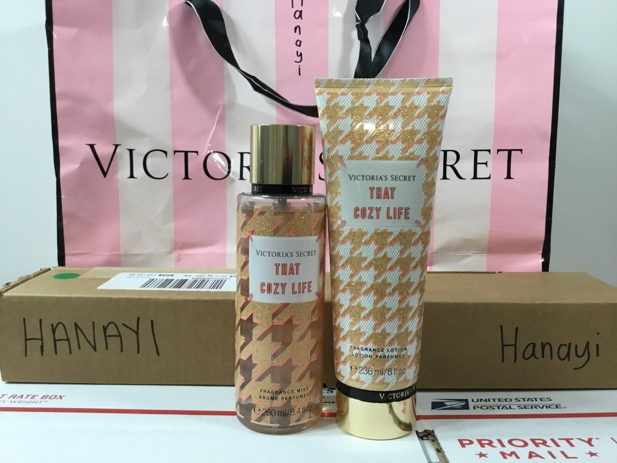 VICTORIA'S SECRET THAT COZY LIFE FRAGRANCE BODY MIST BODY LOTION