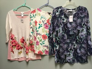 Nwt Lot Of 3 J Jill Tops Xs Nwt Ebay